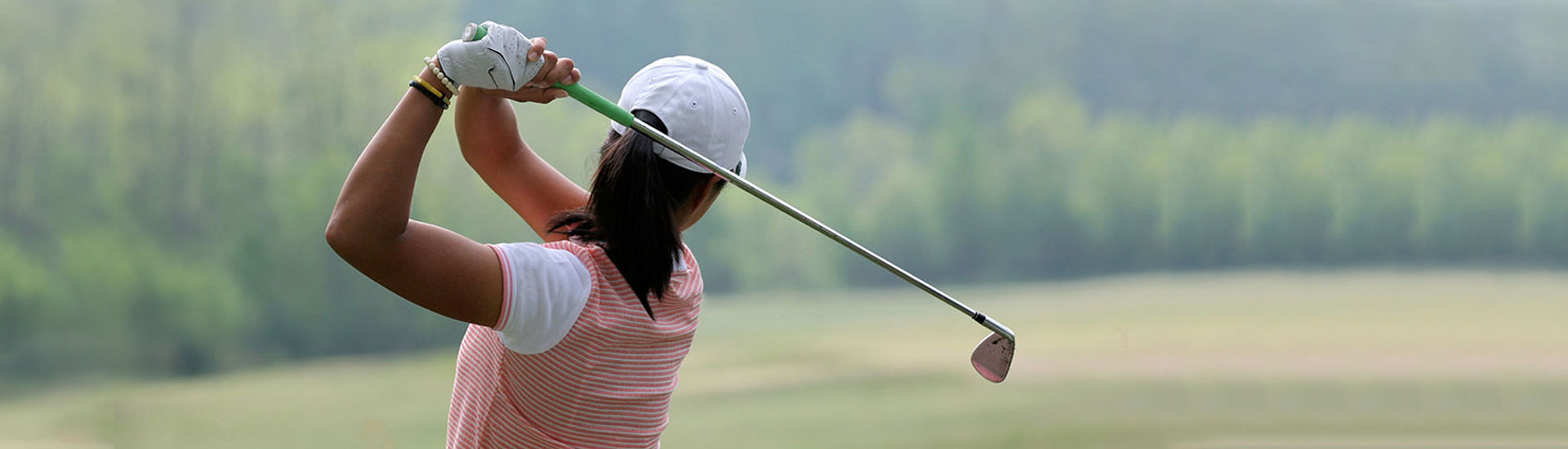 A Women Playing Golf